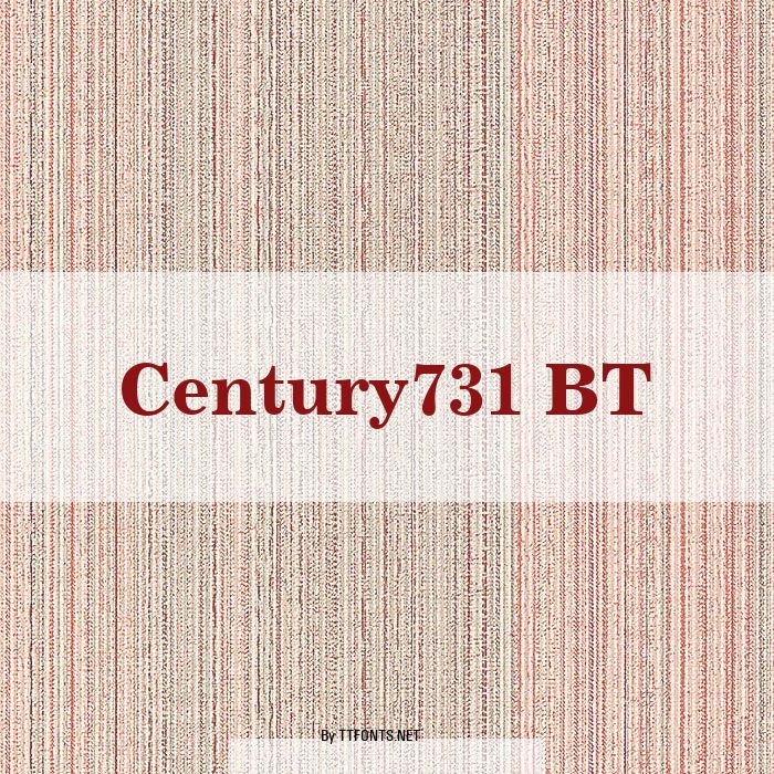 Century731 BT example